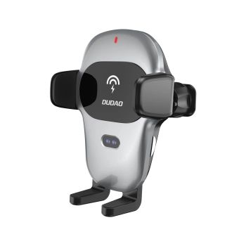  Uchwyt samochodowy z ładowarką bezprzewodową Qi 15W szary - zdj. dodatkowe 1