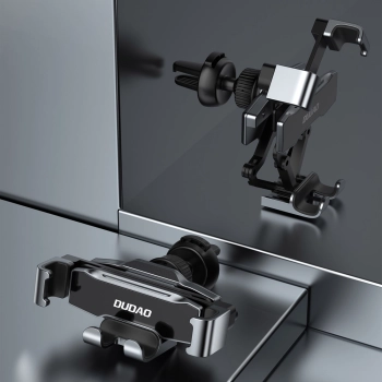  Samochodowy uchwyt grawitacyjny do smartfona czarny - zdj. dodatkowe 7