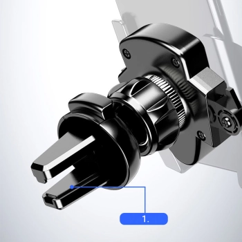  Uchwyt samochodowy do telefonu uniwersalny grawitacyjny ciemnoszary - zdj. dodatkowe 8
