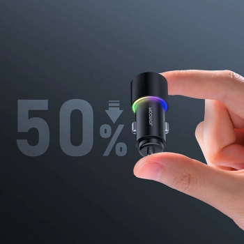  Samochodowa ładowarka 2x USB z podświetleniem 24W czarny - zdj. dodatkowe 3