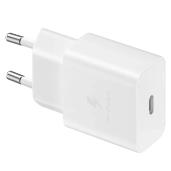  Ładowarka sieciowa USB-C 15W PD AFC + kabel USB-C biały - zdj. dodatkowe 1