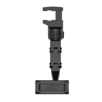  Uchwyt na telefon smartfon mocowany do lusterka wstecznego czarny - zdj. dodatkowe 8