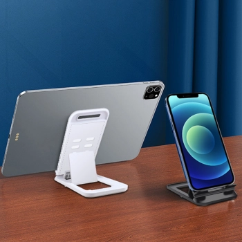  Podstawka stojak na telefon tablet uniwersalny rozkładany biała - zdj. dodatkowe 7