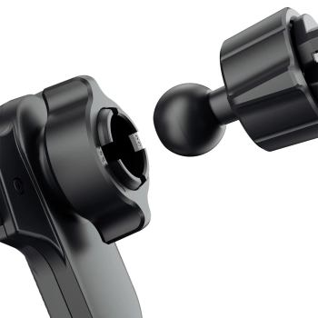  Grawitacyjny uchwyt samochodowy do telefonu na kratkę czarny - zdj. dodatkowe 3