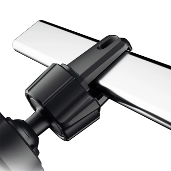  Grawitacyjny uchwyt samochodowy do telefonu na kratkę czarny - zdj. dodatkowe 8