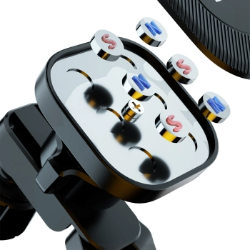  Magnetyczny uchwyt samochodowy F6Pro na nawiew kratkę wentylacyjną czarny - zdj. dodatkowe 3