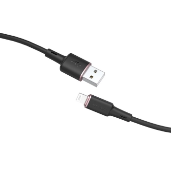  Kabel przewód do iPhone MFI USB - Lightning 2.4A 1.2m czarny - zdj. dodatkowe 1