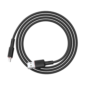  Kabel przewód do iPhone MFI USB - Lightning 2.4A 1.2m czarny - zdj. dodatkowe 2