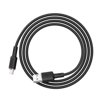  Kabel przewód USB - USB-C 3A 1.2m czarny - zdj. dodatkowe 2