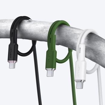  Kabel przewód USB - USB-C 3A 1.2m czarny - zdj. dodatkowe 8