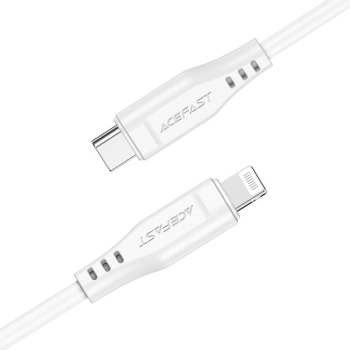  Kabel przewód do iPhone MFI USB-C - Lightning 30W 3A 1.2m biały - zdj. dodatkowe 1