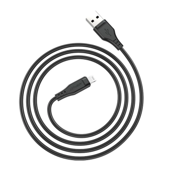  Kabel przewód do iPhone MFI USB - Lightning 2.4A 1.2m czarny - zdj. dodatkowe 1