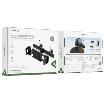  Samochodowy uchwyt na zagłówek do telefonu i tabletu 135-230mm szer. czarny - zdj. dodatkowe 4