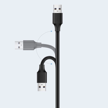  Przedłużacz adapter do kabla przewodu USB 2.0 50cm czarny - zdj. dodatkowe 1