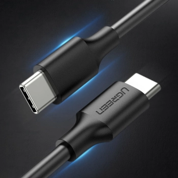  Kabel przewód USB-C do ładowania i transferu danych 3A 1.5m czarny - zdj. dodatkowe 1