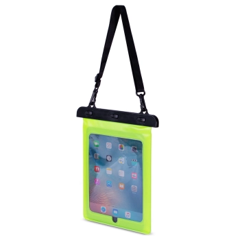  Etui wodoszczelne na tablet PVC z regulowanym paskiem Outdoor - zielone - zdj. dodatkowe 1