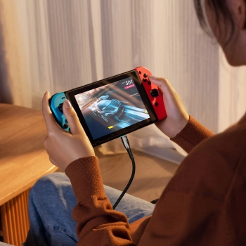  Kabel przewód do szybkiego ładowania Glimmer Series USB-C 480Mb/s PD 100W 2m czarny - zdj. dodatkowe 7