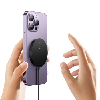  Mała ładowarka indukcyjna do telefonu MagSafe Simple Mini3 15W czarny - zdj. dodatkowe 2