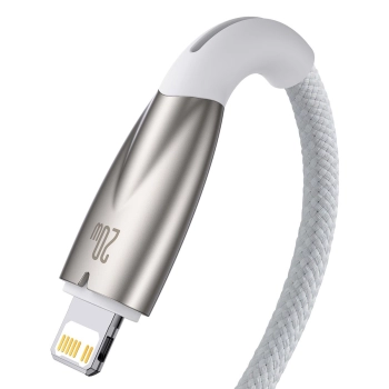  Kabel przewód do szybkiego ładowania iPhone USB-C - Lightning 480Mb/s PD 20W 1m biały - zdj. dodatkowe 2