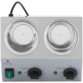  Podgrzewacz do butelek sosów na ciepło podwójny 2 strefy podgrzewania 2x1 l - zdj. dodatkowe 5