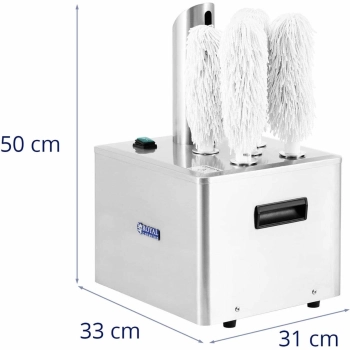  Polerka maszyna do polerowania szkła szklanek kieliszków 5 szczotek 1320 W - zdj. dodatkowe 5