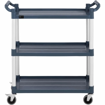  Wózek kelnerski serwisowy 3 półki plastikowe 84 x 49cm do 150kg - zdj. dodatkowe 2