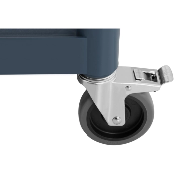  Wózek kelnerski serwisowy 3 półki plastikowe 84 x 49cm do 150kg - zdj. dodatkowe 4