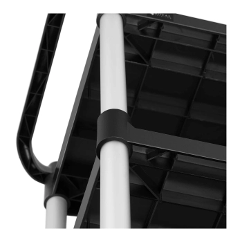  Wózek kelnerski serwisowy 3 półki plastikowe 63 x 40cm do 90kg - zdj. dodatkowe 1