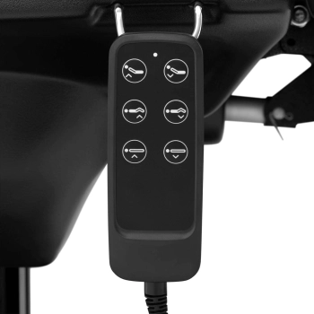  Fotel kosmetyczny sterowany elektrycznie na pilota PHYSA ROVIGO BLACK - zdj. dodatkowe 2