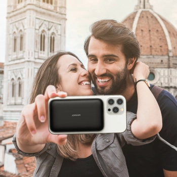  Mini Power Bank 10000mAh magnetyczny z ładowarką QC PD USB USB-C czarny - zdj. dodatkowe 6