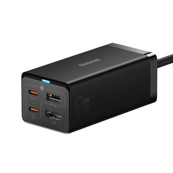  2w1 Ładowarka sieciowa GaN5 Pro + HUB konwerter HDMI 4K 2x USB-C USB-A czarny - zdj. dodatkowe 1