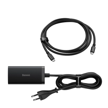  2w1 Ładowarka sieciowa GaN5 Pro + HUB konwerter HDMI 4K 2x USB-C USB-A czarny - zdj. dodatkowe 5
