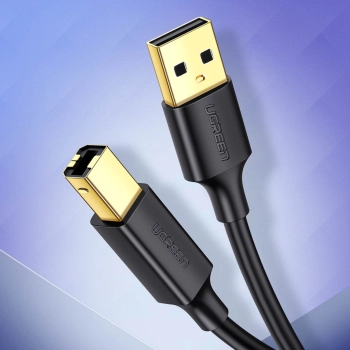  Długi kabel przewód do drukarki USB-A - USB-B 480Mb/s 5m czarny - zdj. dodatkowe 3