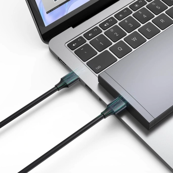  Kabel przewód USB-A 3.0 5Gb/s 0.5m czarny - zdj. dodatkowe 3