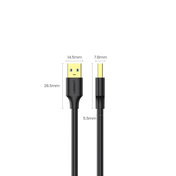  Kabel przewód USB-A 3.0 5Gb/s 0.5m czarny - zdj. dodatkowe 8