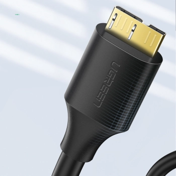  Kabel przewód do dysku USB-A 3.0 - Micro USB-B SuperSpeed 5Gb/s 1m czarny - zdj. dodatkowe 7