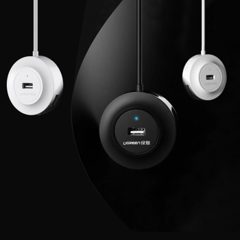  4w1 HUB rozdzielacz adapter USB 2.0 do 4x USB-A 480Mb/s 1m biały - zdj. dodatkowe 8