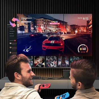  Switch przełącznik rozdzielacz HDMI - 2x HDMI 4K 60Hz czarny - zdj. dodatkowe 3