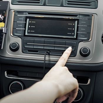  Wytrzymały kabel przewód audio AUX w oplocie minijack 3.5 mm 3m niebieski - zdj. dodatkowe 3