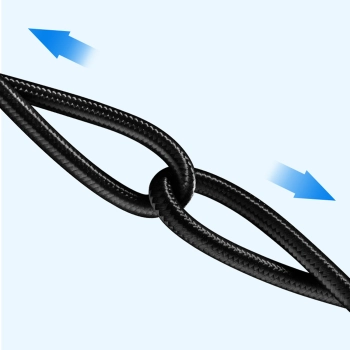  Kabel przewód przejściówka audio TRS mini jack 3.5mm - jack 6.35mm 1m szary - zdj. dodatkowe 10