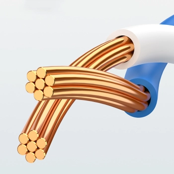  Kabel sieciowy patchcord internetowy LAN U/UTP Cat. 6 1000Mb/s 15m czarny - zdj. dodatkowe 6