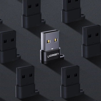  Przejściówka adapter gniazdo z wtyczki USB-C na USB czarny - zdj. dodatkowe 9