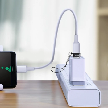 Przejściówka adapter gniazdo z wtyczki USB-C na USB czarny - zdj. dodatkowe 2