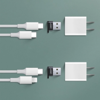  Przejściówka adapter gniazdo z wtyczki USB-C na USB czarny - zdj. dodatkowe 6