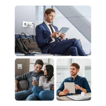  Szybka ładowarka sieciowa GaN 1x USB-C 20W PD Nexode Mini biała - zdj. dodatkowe 8