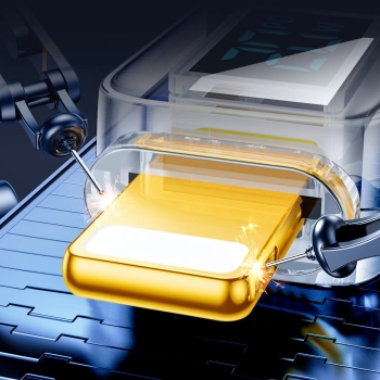  Kabel przewód do iPhone USB-C - Lightning z wyświetlaczem 20W 1.2 m czarny - zdj. dodatkowe 3