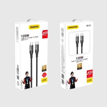  Przewód kabel do szybkiego ładowania USB-C 120W 1m szary - zdj. dodatkowe 5