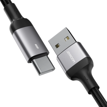  Kabel przewód USB - USB-C do szybkiego ładowania A10 Series 3A 1.2m czarny - zdj. dodatkowe 2