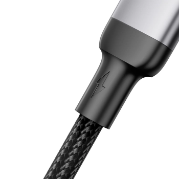  Kabel przewód USB - USB-C do szybkiego ładowania A10 Series 3A 1.2m czarny - zdj. dodatkowe 5