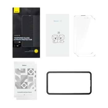  2x Szkło hartowane do iPhone 14 Pro na cały ekran z osłoną na głośnik 0.3mm - zdj. dodatkowe 10